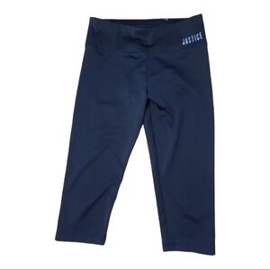 JUSTICE Black Capri Pants Size 10
